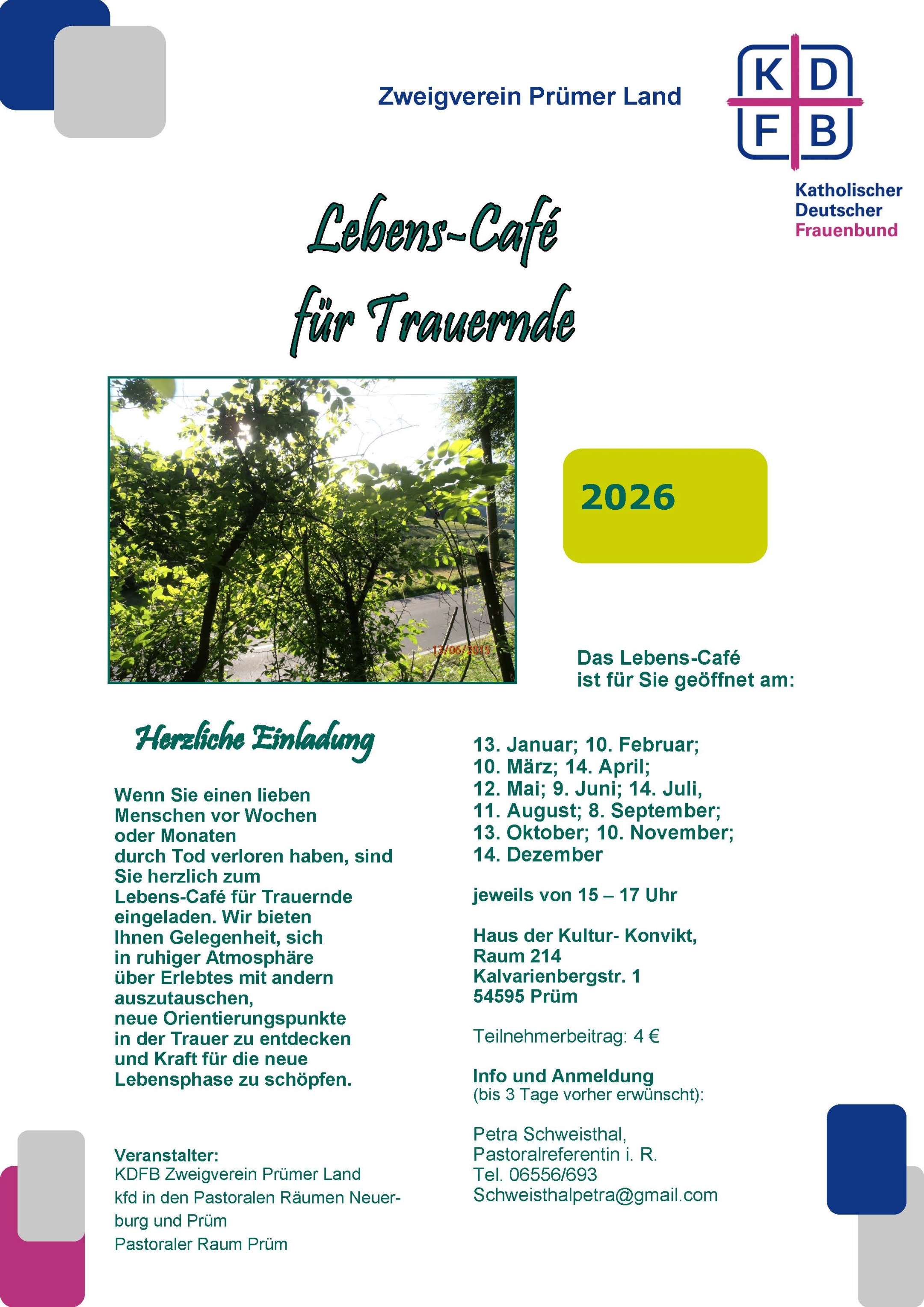 2026 LebensCafé für Trauernde